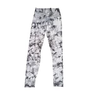 Lululemon Wunder Under Hi-Rise Tight Sz 6 Dual Shibori Antique White Baltic Gray